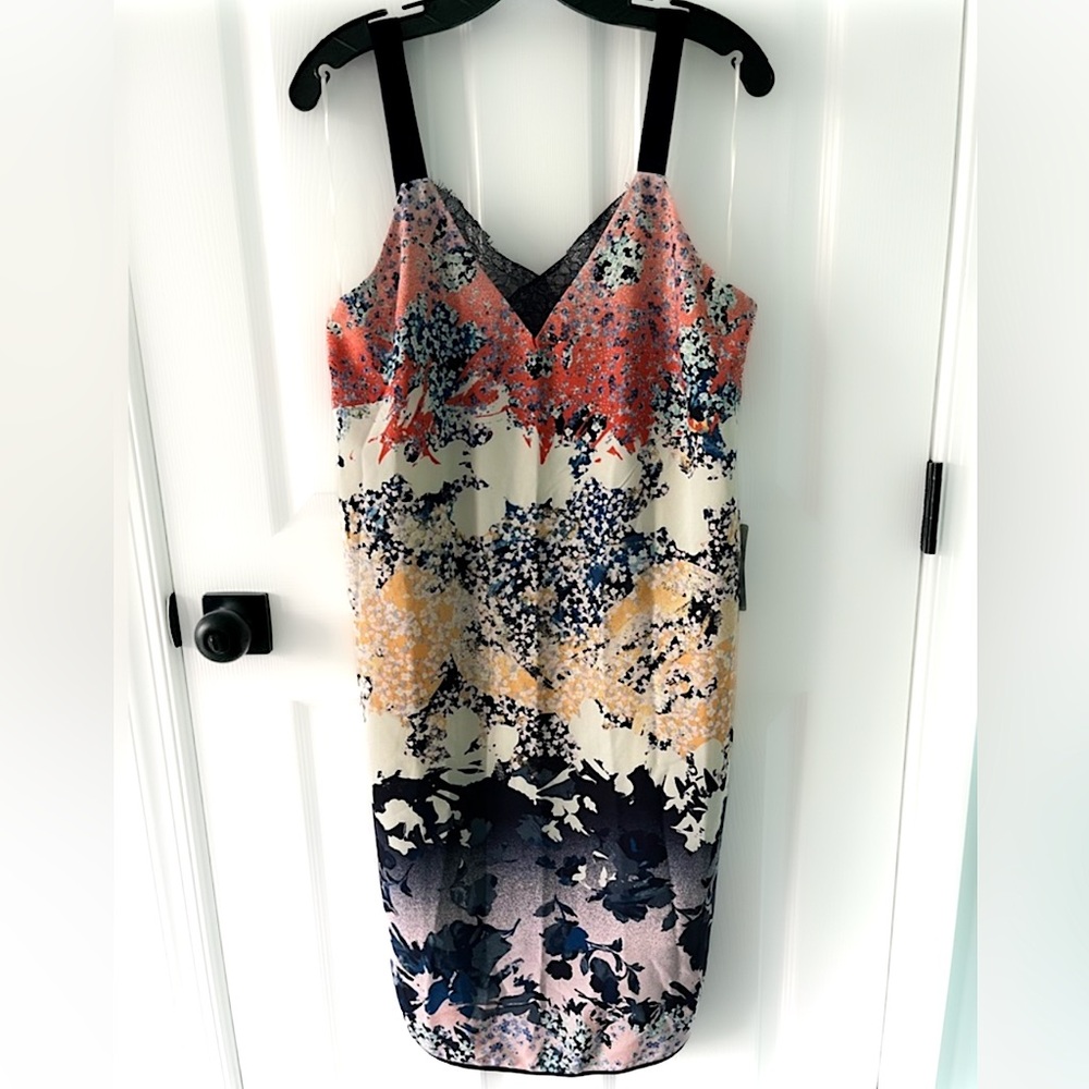 Gorgeous Adelyn Rae Print & Lace Dress // Sz. Med. // NWT - Picture 11 of 15